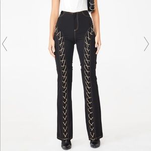 I AM GIA Loretta Lace Up Pants